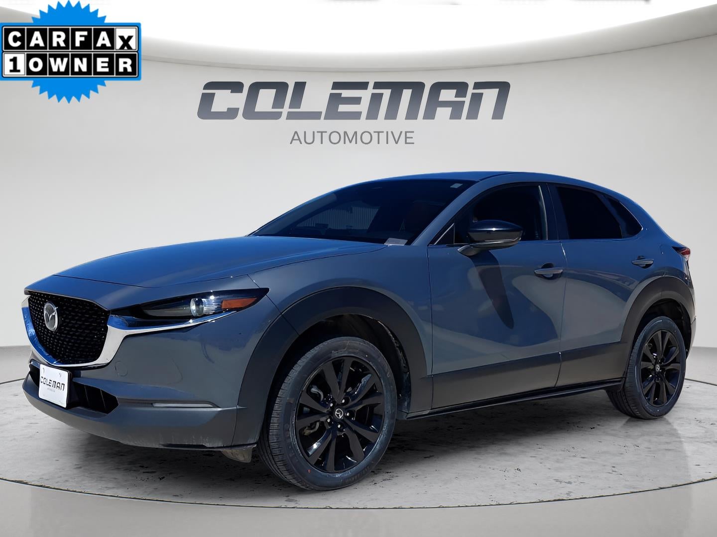 2024 Mazda Mazda CX-30 2.5 S Carbon Edition in Polymetal Gray Metallic — front three-quarter view