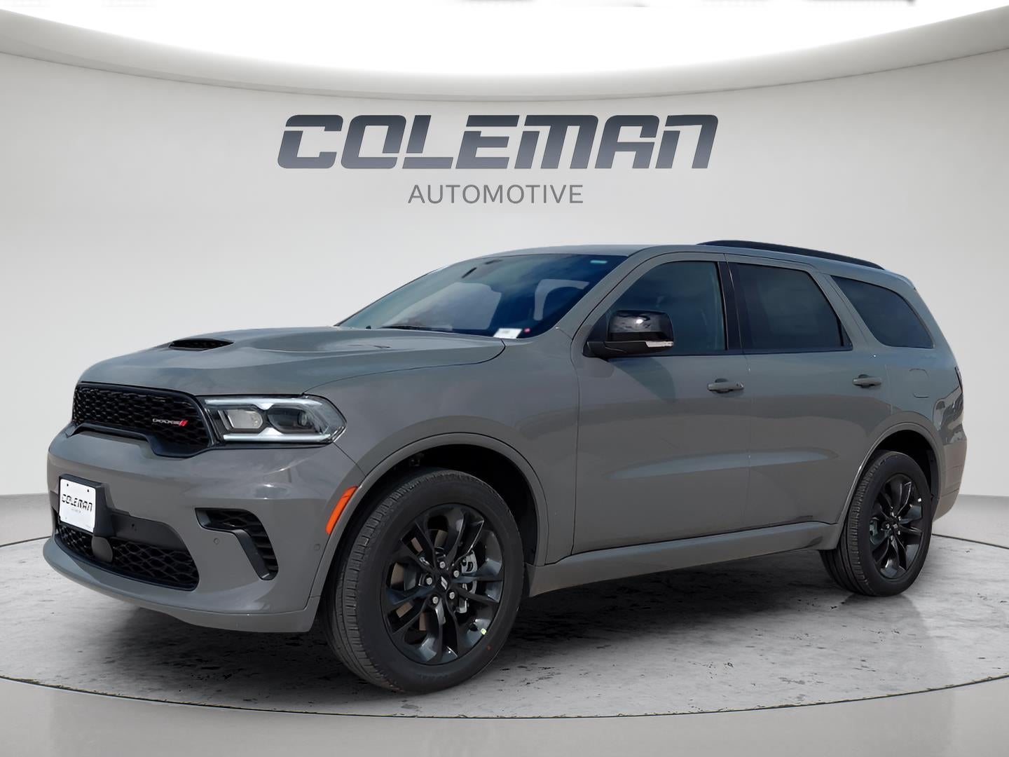 2026 Dodge Durango GT Plus in Destroyer Gray Clear-Coat Exterior Paint — front three-quarter view