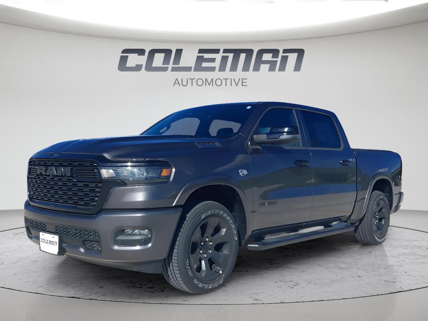 2026 RAM 1500 Big Horn in Granite Crystal Metallic Clearcoat — front three-quarter view